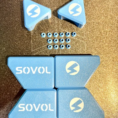 Tay Nắm Cửa Tủ Sovol SV08 Zin Có Logo