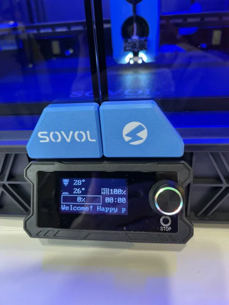 Tay Nắm Cửa Tủ Sovol SV08 Zin Có Logo - Image 2