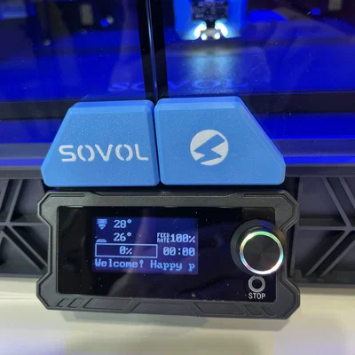 Tay Nắm Cửa Tủ Sovol SV08 Zin Có Logo