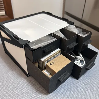 Bộ Sắp Xếp Kệ Có Thể Chồng - Hệ Thống Ngăn Kéo