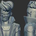 Tượng Đầu Gambit X-Men - Thumbnail 3