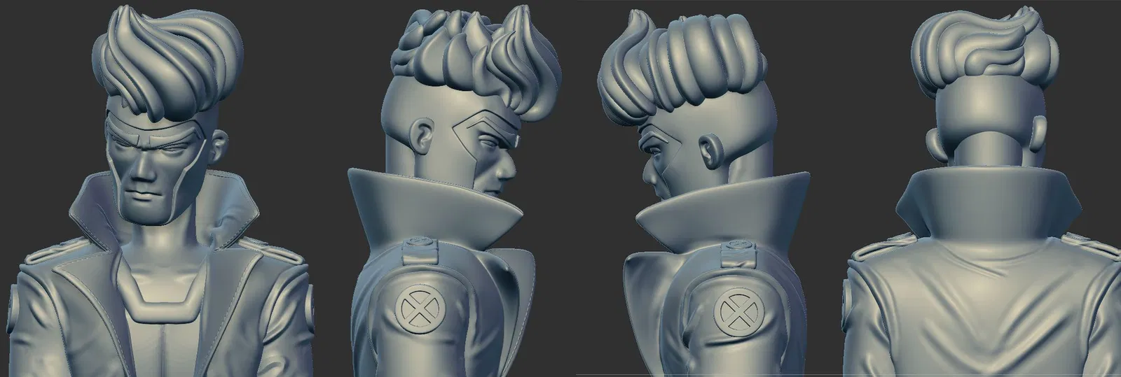 Tượng Đầu Gambit X-Men - Image 4