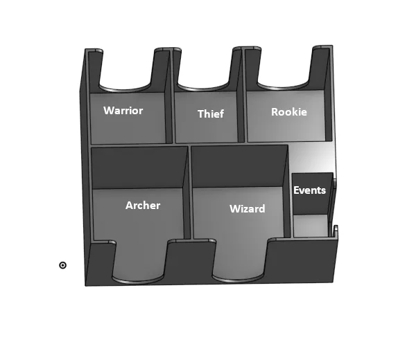 Hộp Đựng Kiêm Khay Chia Ngăn Cho Game Keep the Heroes Out và Boss Battles - Image 4