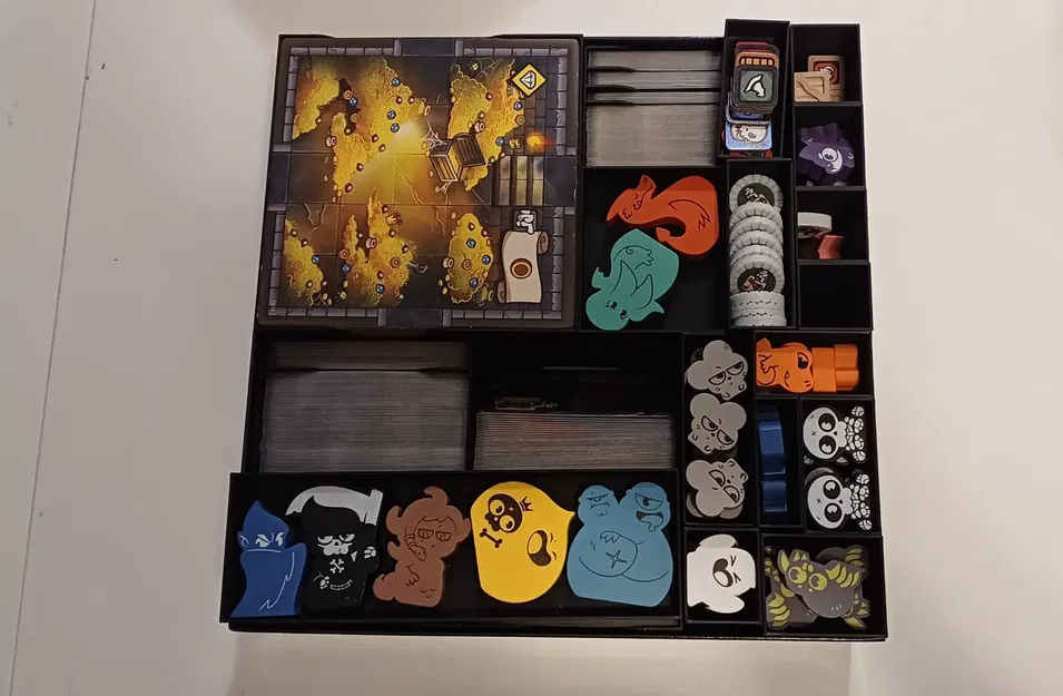 Hộp Đựng Kiêm Khay Chia Ngăn Cho Game Keep the Heroes Out và Boss Battles - Image 6