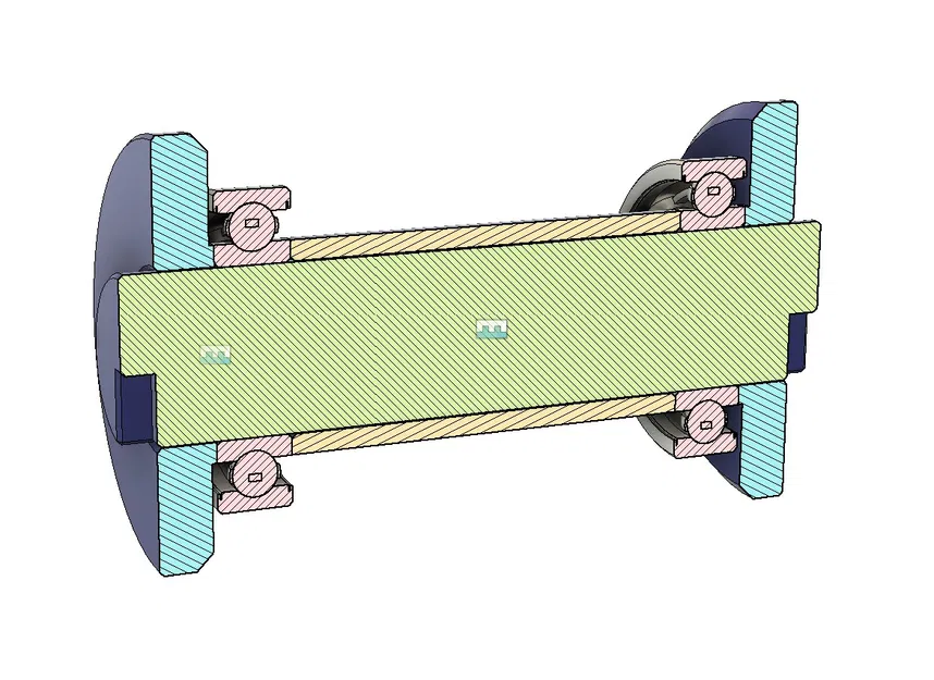 Trục Trục Bi Cho PolyDryer - Image 3
