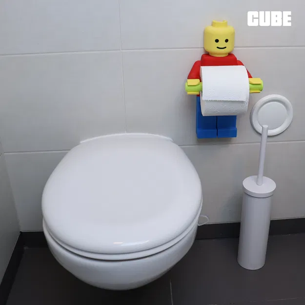 Giá Đỡ Giấy Vệ Sinh Hình Lego Man - Image 5