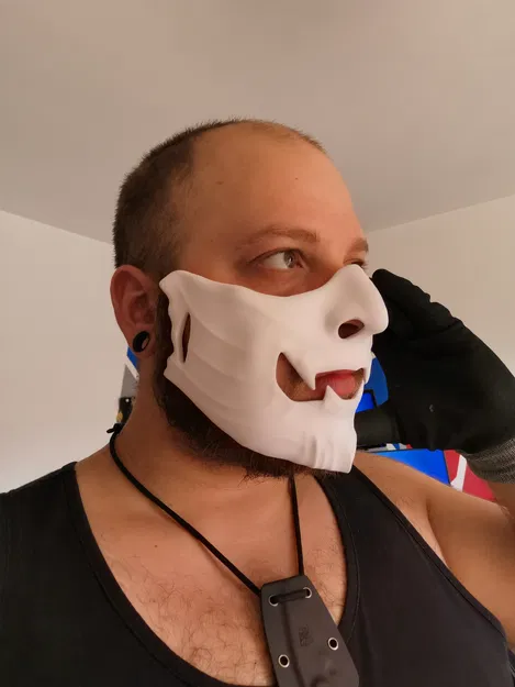 Mặt Nạ Quỷ Sói - Oni-Wolf-Maske - Image 1