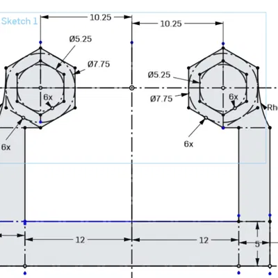 Giá đỡ ăng-ten Volador VD5 ELRS RP3