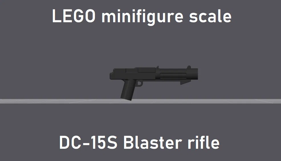 Súng Blaster DC-15S Tỉ Lệ LEGO Minifigure Star Wars - Image 1