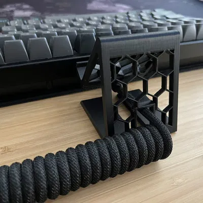 Chân đế điện thoại luồn dây cáp