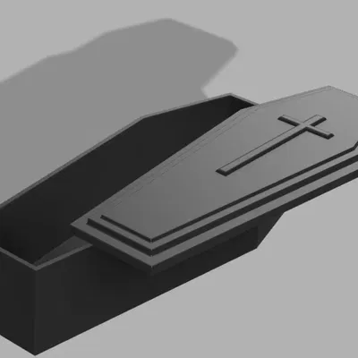 Hộp Halloween Hình Hòm Đựng Bánh Quy