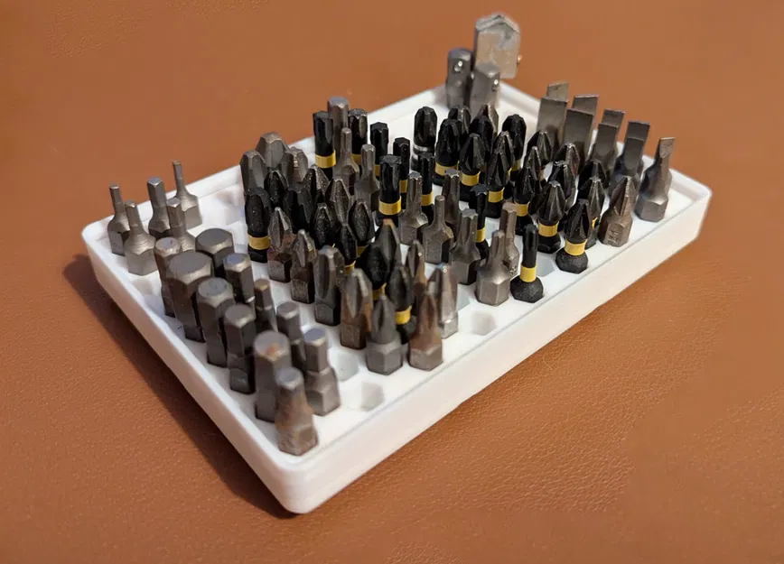 Đế Giữ Lục Giác Gridfinity 3x2 (Chứa 136 mũi) - Image 1