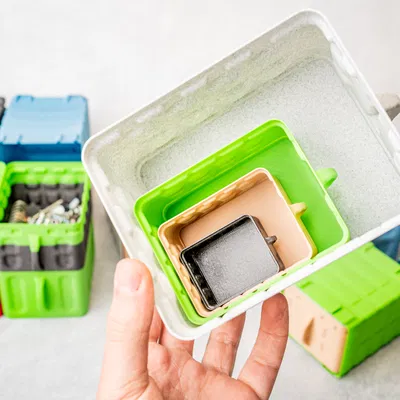 Hệ thống hộp đựng có thể xếp chồng + Vasemode!