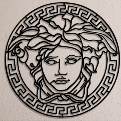 Mô hình Trang trí Tường Medusa 3D