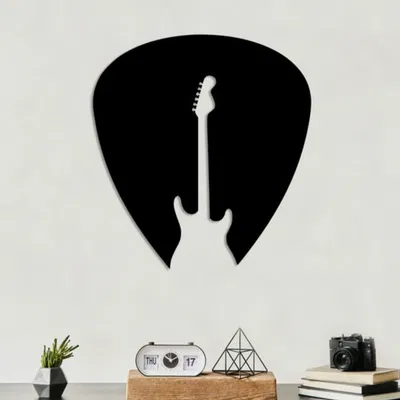 Tranh Treo Tường Hình Pick Guitar Độc Đáo