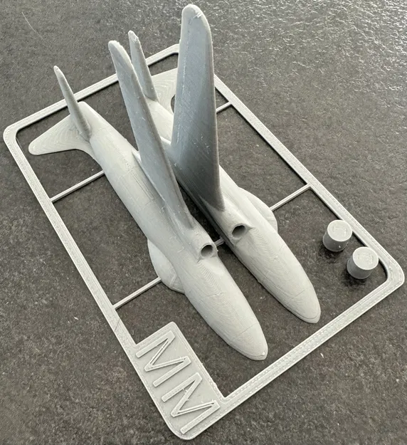 Mô hình Lockheed P-80 Shooting Star dạng thẻ - Image 3