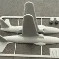 Mô hình Lockheed P-80 Shooting Star dạng thẻ - Thumbnail 4