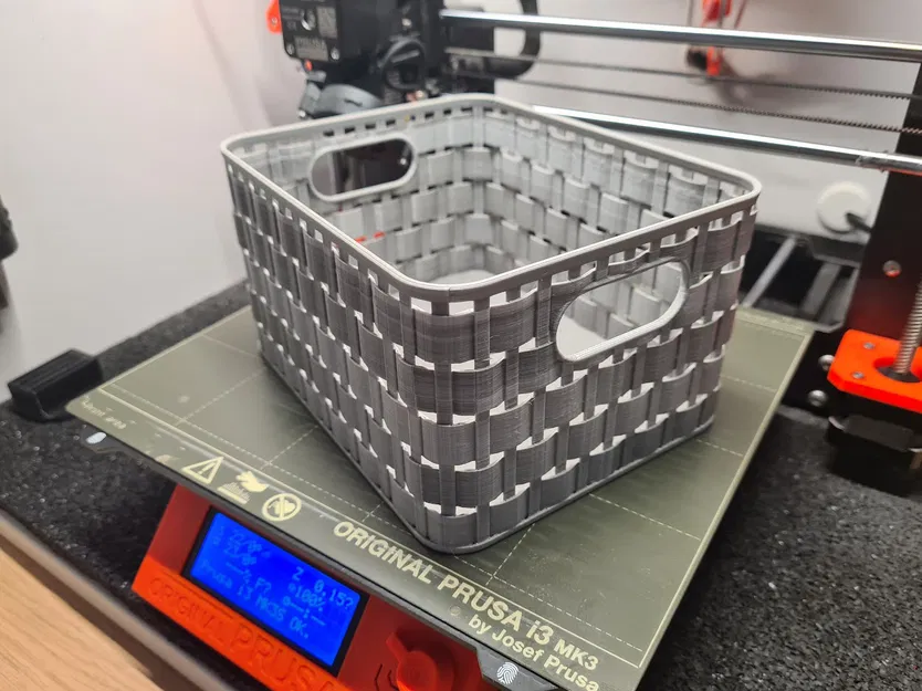 Hộp đựng đồ đan mây - Image 1