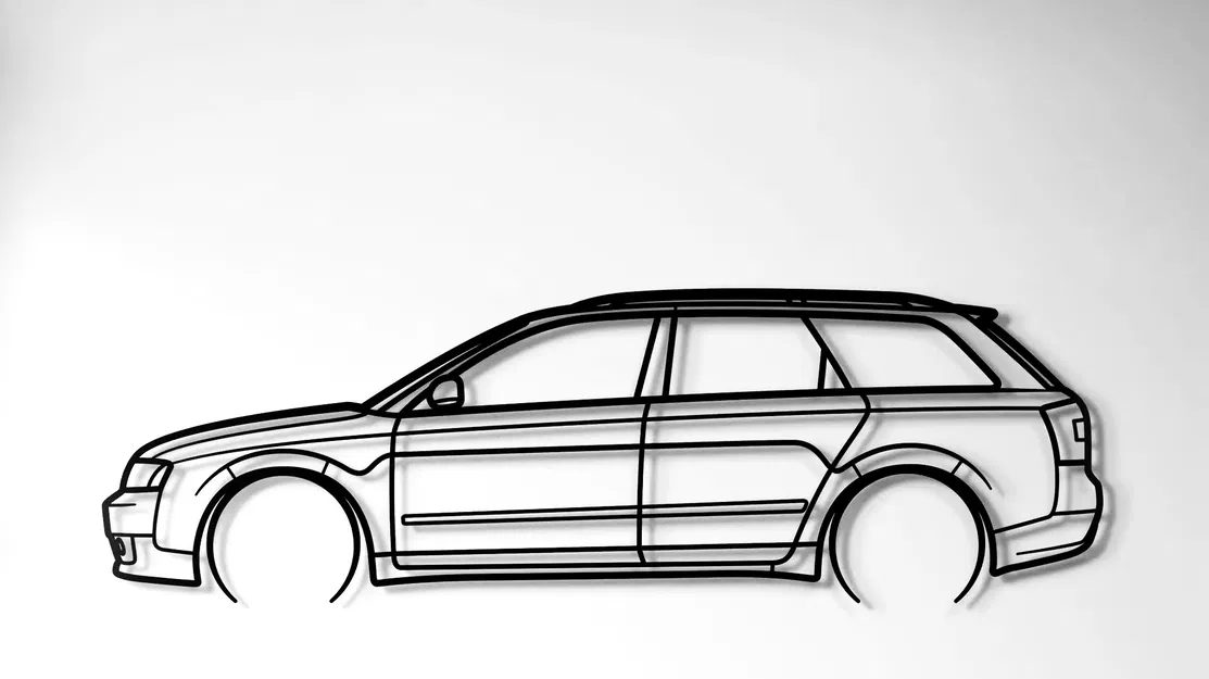 Hình bóng Audi A4 B6 8E Avant - Image 1