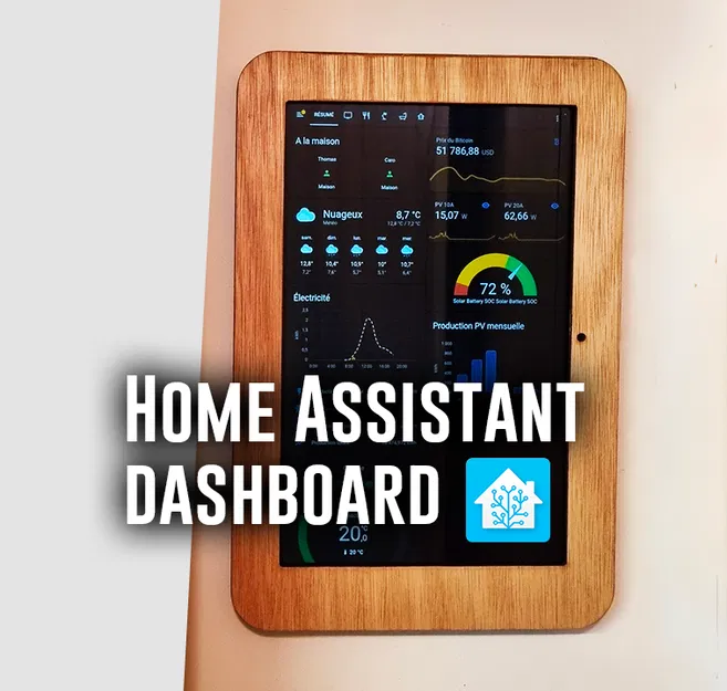 Hộp treo tường Samsung Galaxy Tab A8 để tạo bảng điều khiển Home Assistant - Image 1