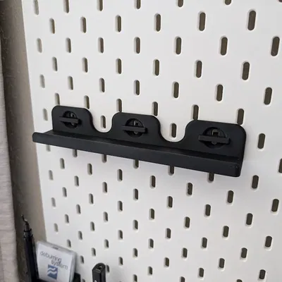 Giá đỡ đĩa than IKEA Skadis | Hệ thống T-Clip