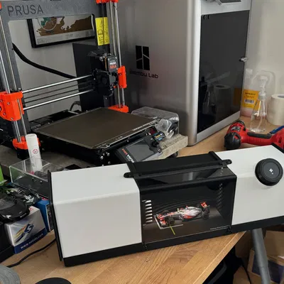 Hầm gió mini để bàn cho mô hình xe đua