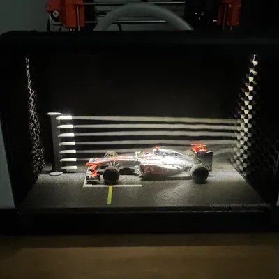 Hầm gió mini để bàn cho mô hình xe đua