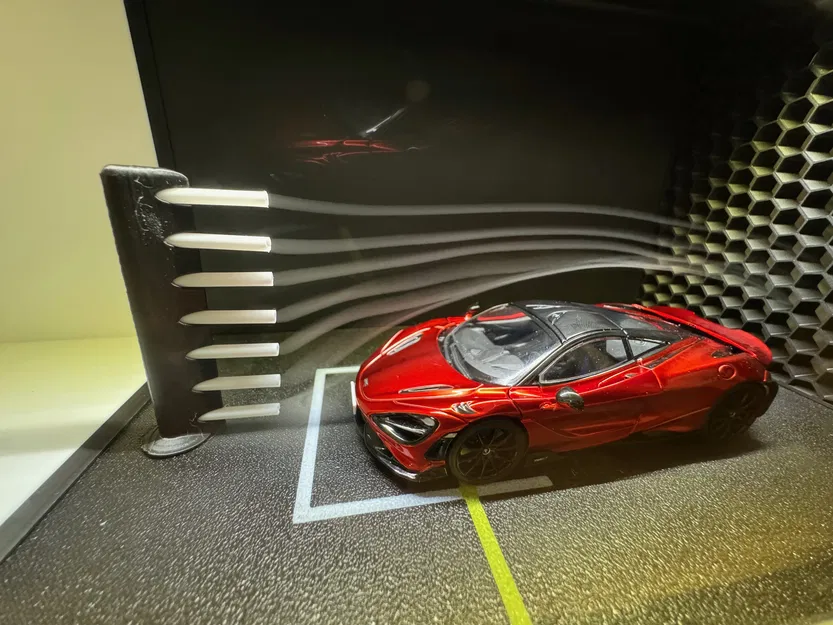 Hầm gió mini để bàn cho mô hình xe đua - Image 8