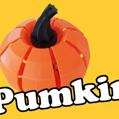 Mô hình Quả Bí Ngô 3D