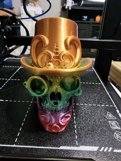 Mô hình Đầu Lâu Đội Mũ Cylinder - Image 2