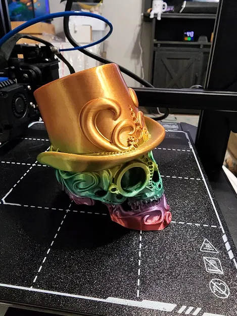 Mô hình Đầu Lâu Đội Mũ Cylinder - Image 3