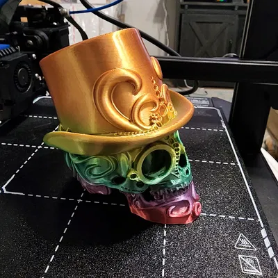 Mô hình Đầu Lâu Đội Mũ Cylinder