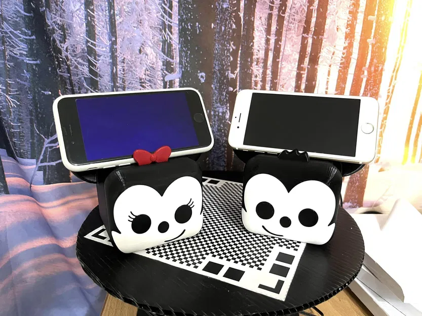 Kệ Điện Thoại & Heo Đất Mickey & Minnie Disney - Image 3