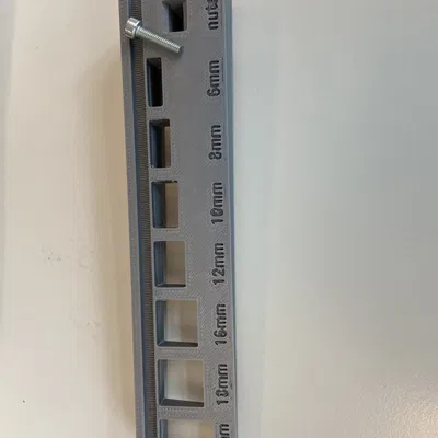 Khay Sắp Xếp Bu Lông M4 Gridfinity Tuyệt Vời (Đầu Vít 4mm)