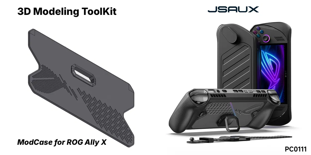 JSAUX ModCase cho ROG Ally X - Bộ Công cụ Thiết kế / Mô hình 3D - Image 1