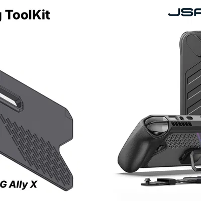 JSAUX ModCase cho ROG Ally X - Bộ Công cụ Thiết kế / Mô hình 3D