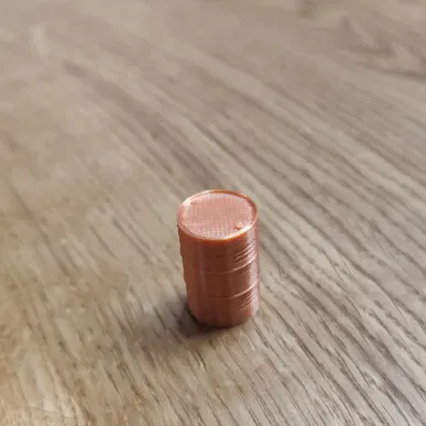 Thùng phi 200 lít tỷ lệ 1/64 | Diorama