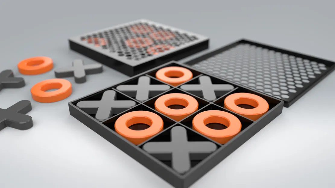 Bộ Cờ Tic-Tac-Toe (Dễ In) - Image 2