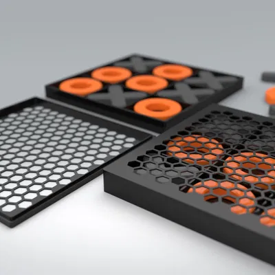 Bộ Cờ Tic-Tac-Toe (Dễ In)