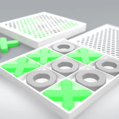 Bộ Cờ Tic-Tac-Toe (Dễ In)