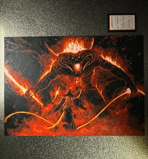 Balrog - Chúa Tể Của Những Chiếc Nhẫn - HueForge - Image 1