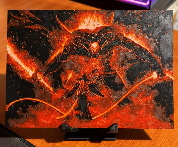 Balrog - Chúa Tể Của Những Chiếc Nhẫn - HueForge - Image 3