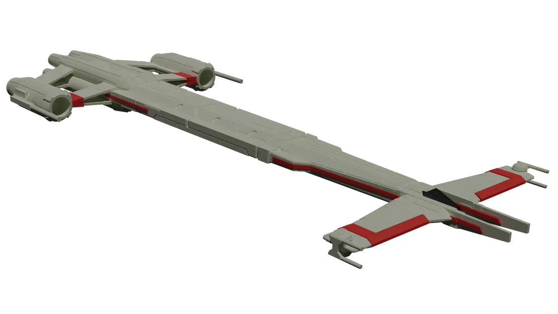 Star Wars Longbeam Cruiser (Type A) - Mô hình tàu chiến Cộng Hòa - Image 6