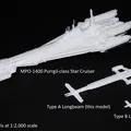 Star Wars Longbeam Cruiser (Type A) - Mô hình tàu chiến Cộng Hòa - Thumbnail 13