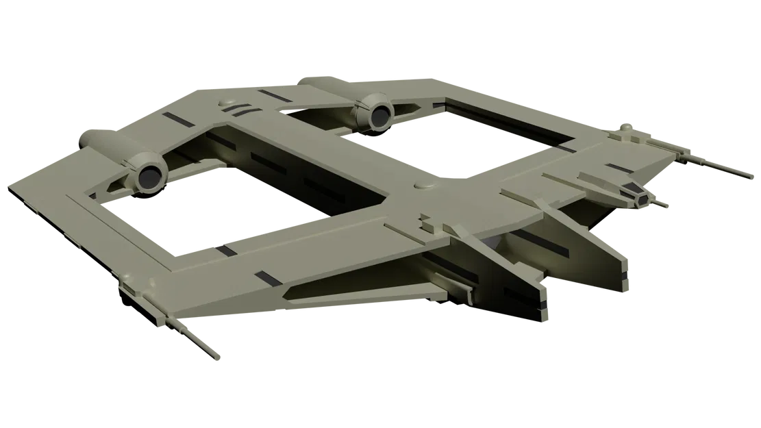 Mô hình tàu chiến Star Wars - Pacifier-class Sector Patrol Cruiser - Image 6