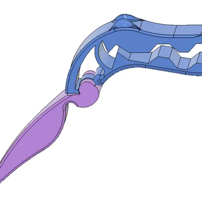 Kẹp Túi Chip Hình Cá Sấu