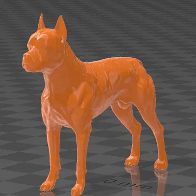 Mô Hình Chó Boxer