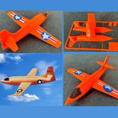 Mô hình Bell X-1 kit card