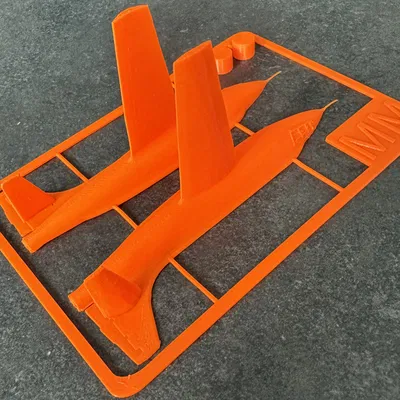 Mô hình Bell X-1 kit card