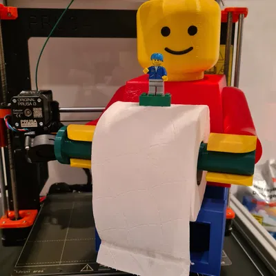 Giá Đỡ Giấy Vệ Sinh Hình Lego Khổng Lồ